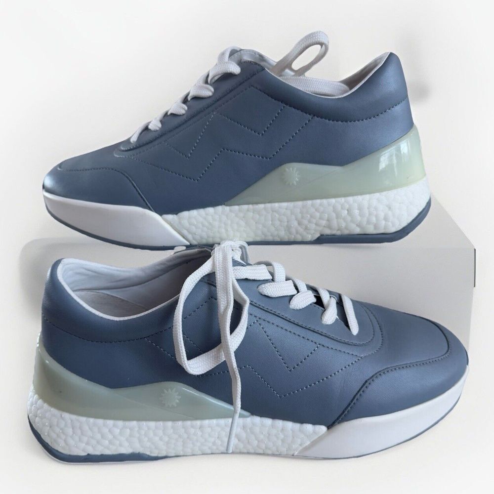 Stuart Weitzman Blue and White Women's Sneakers